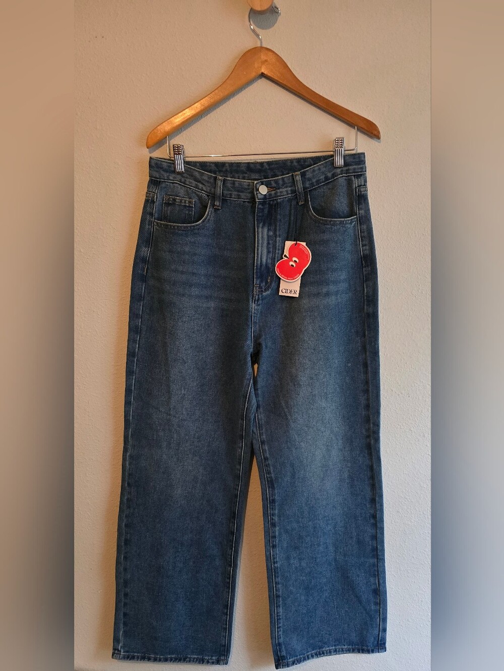 Cider High-Rise Wide Leg Jeans